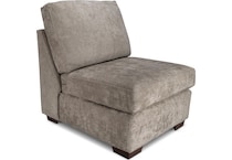 morris mod sand armless chair   