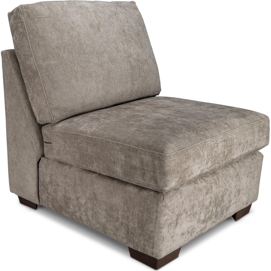 morris mod sand armless chair   