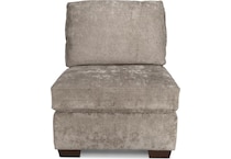 morris mod sand armless chair   