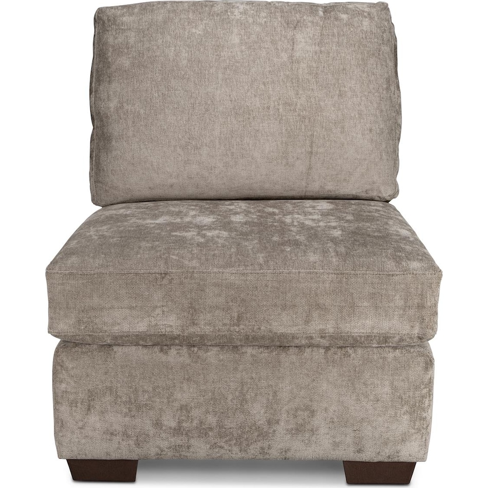 morris mod sand armless chair   