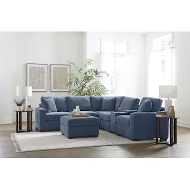 MORRIS MOD 6-PC MODULAR SECTIONAL