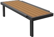 mosaic anthracite gray end table   