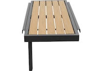 mosaic anthracite gray end table   