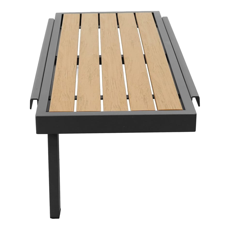 mosaic anthracite gray end table   