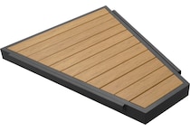 mosaic anthracite gray end table   