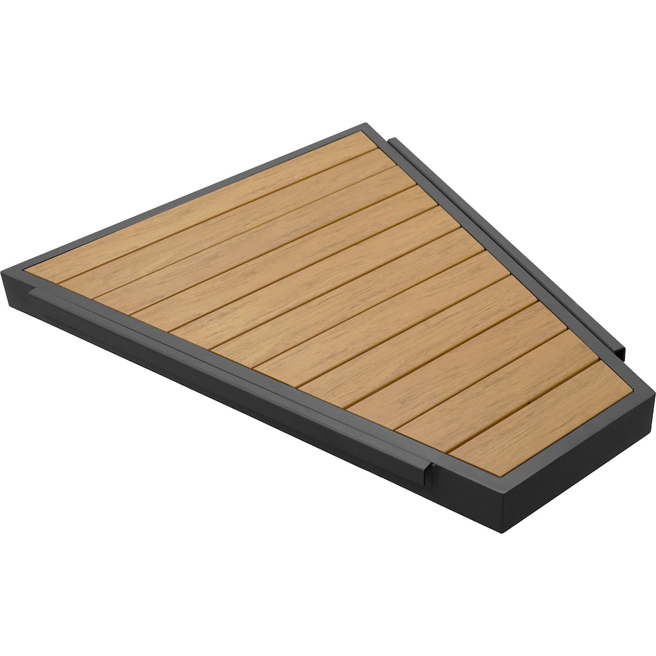 mosaic anthracite gray end table   