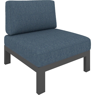 MOSAIC MODULAR ARMLESS CHAIR GRAY