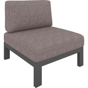 MOSAIC MODULAR ARMLESS CHAIR GRAY