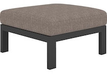 mosaic cement ottoman   