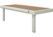 mosaic cloud white end table   