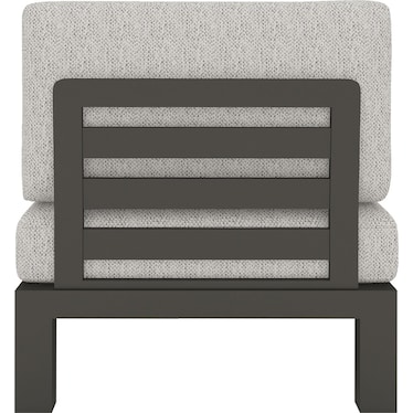 MOSAIC MODULAR ARMLESS CHAIR GRAY