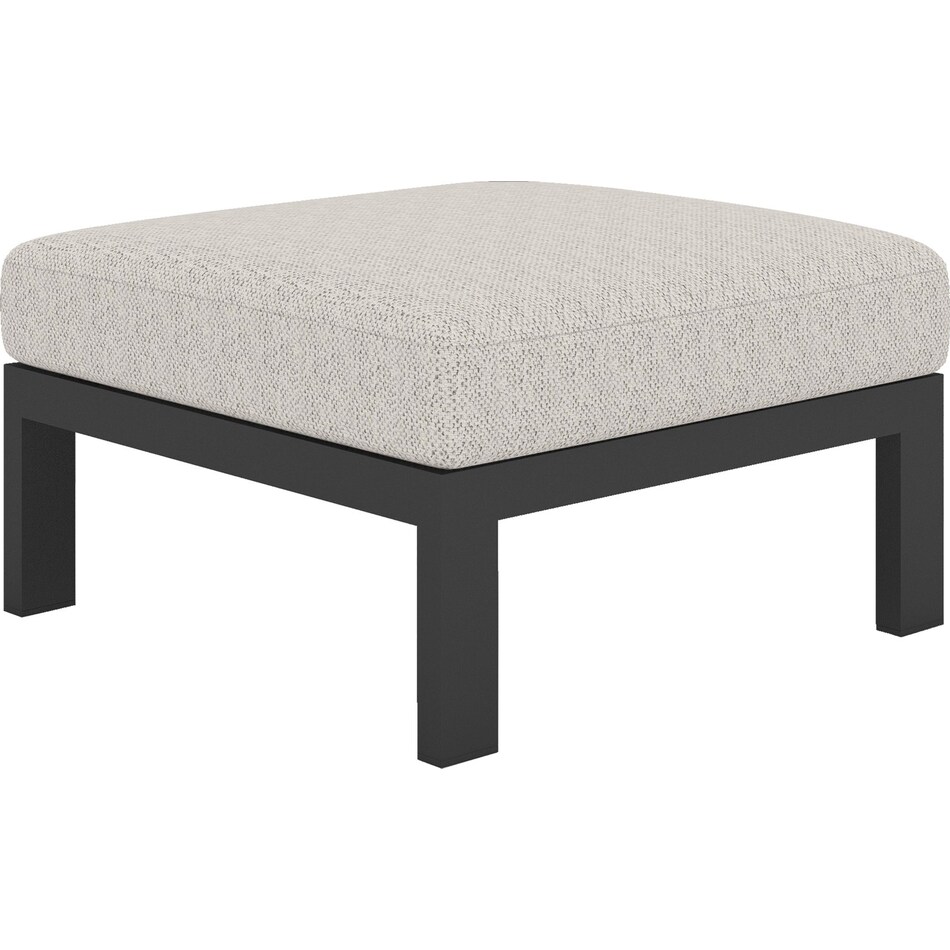 mosaic flax ottoman   
