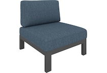 mosaic gray blue chair   