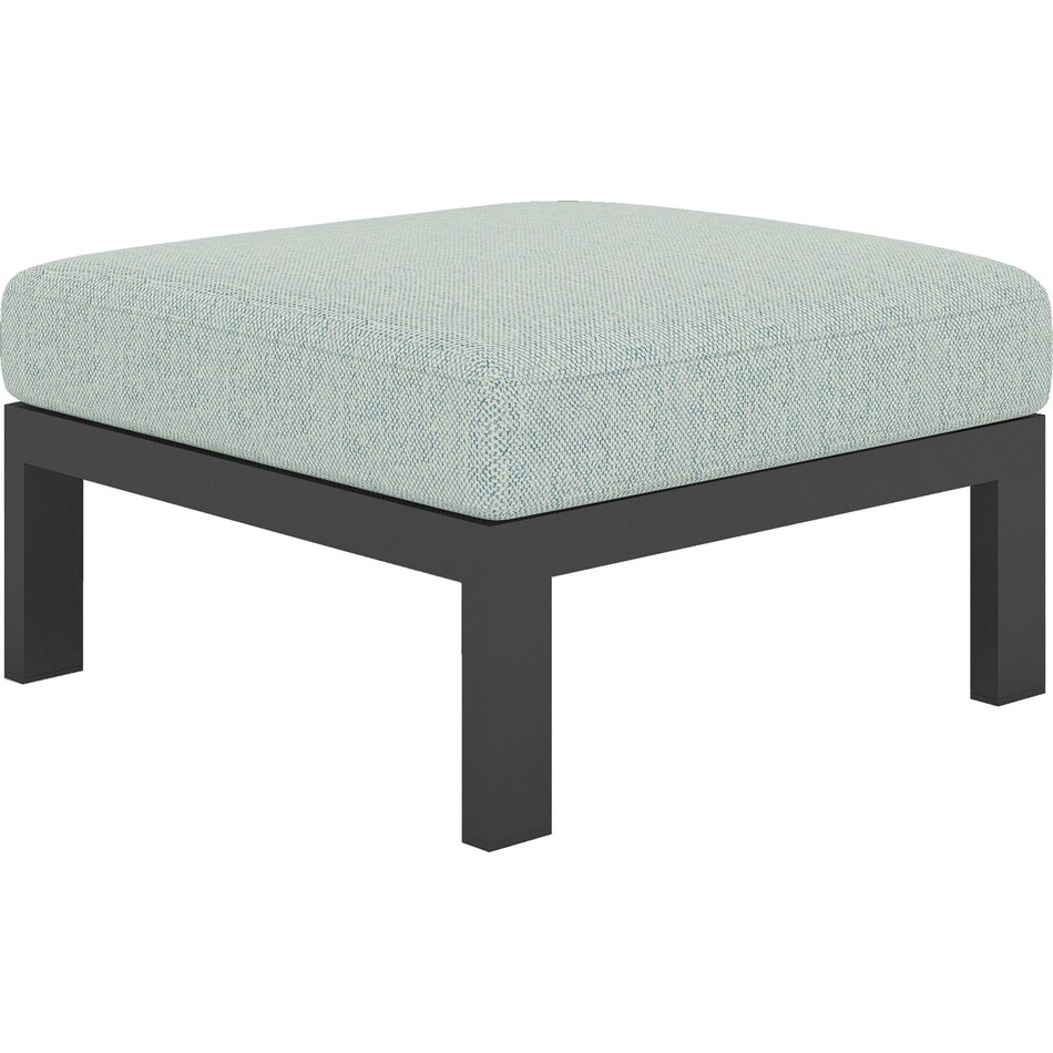 mosaic lagoon ottoman   