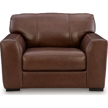 MOSSANO OVERSIZED LEATHER CHAIR