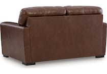 mossano canyon leather loveseat   