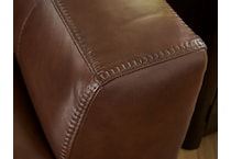mossano canyon leather loveseat   