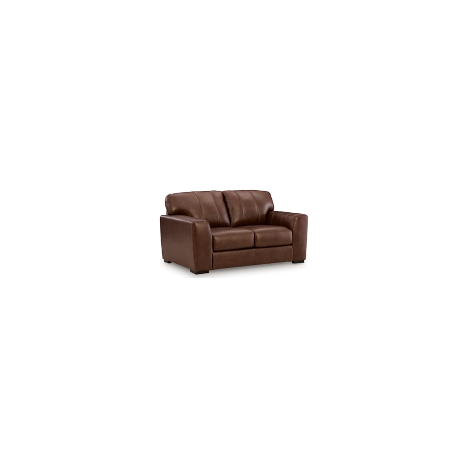 mossano canyon leather loveseat   