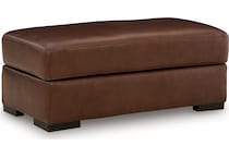 mossano canyon leather ottoman   