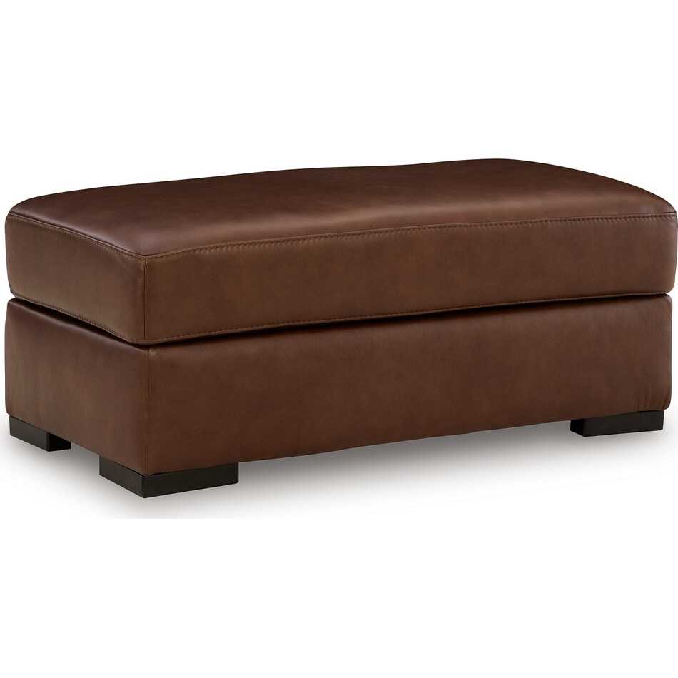 mossano canyon leather ottoman   