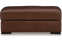 mossano canyon leather ottoman   