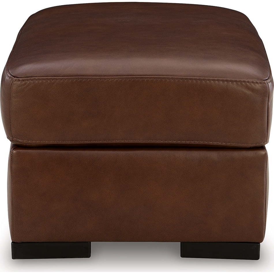 mossano canyon leather ottoman   