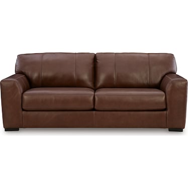 MOSSANO LEATHER SOFA