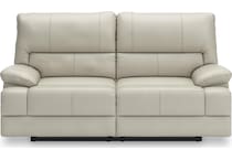 mountainous coconut power leather reclining sofa   