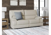 mountainous coconut power leather reclining sofa   