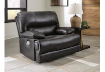 mountainous eclipse power leather recliner   