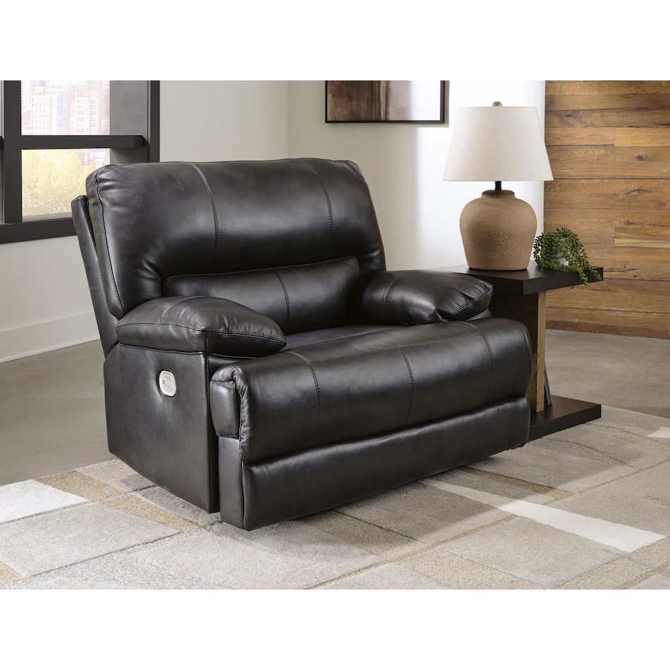 mountainous eclipse power leather recliner   