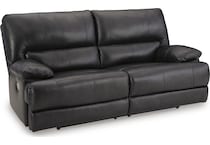 mountainous eclipse power leather reclining sofa   