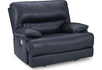 mountainous ocean power leather recliner   