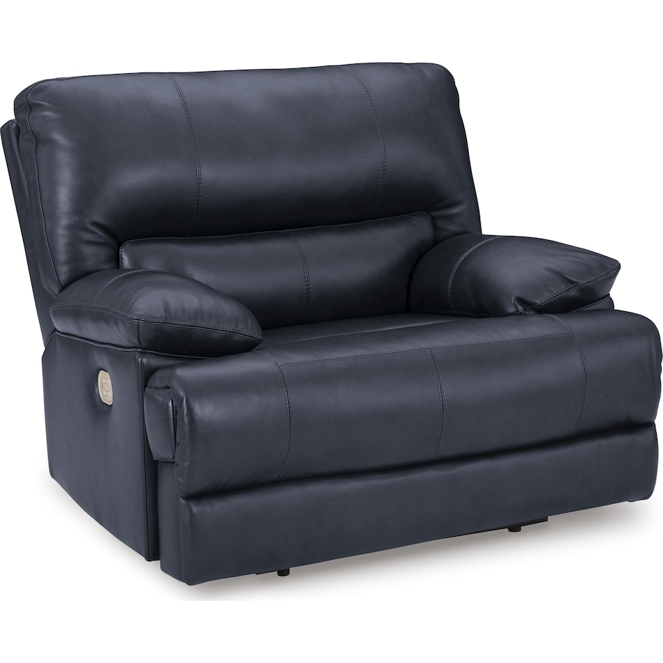 mountainous ocean power leather recliner   