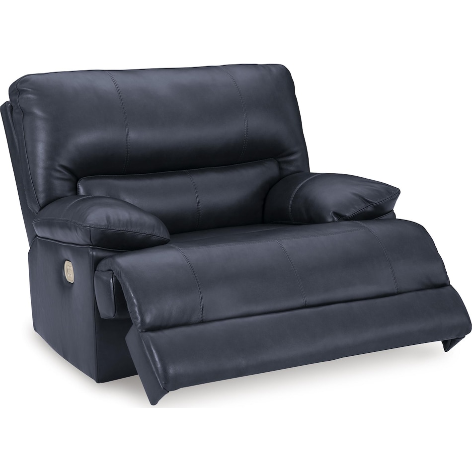 mountainous ocean power leather recliner   