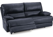 mountainous ocean power leather reclining sofa   