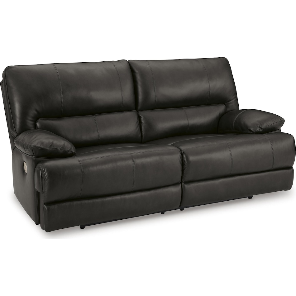 mountainous storm power leather reclining sofa   