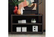 myka brown sofa table   