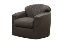 naomi marsala  leather accent chair   