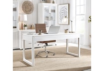 narah simply white desk   