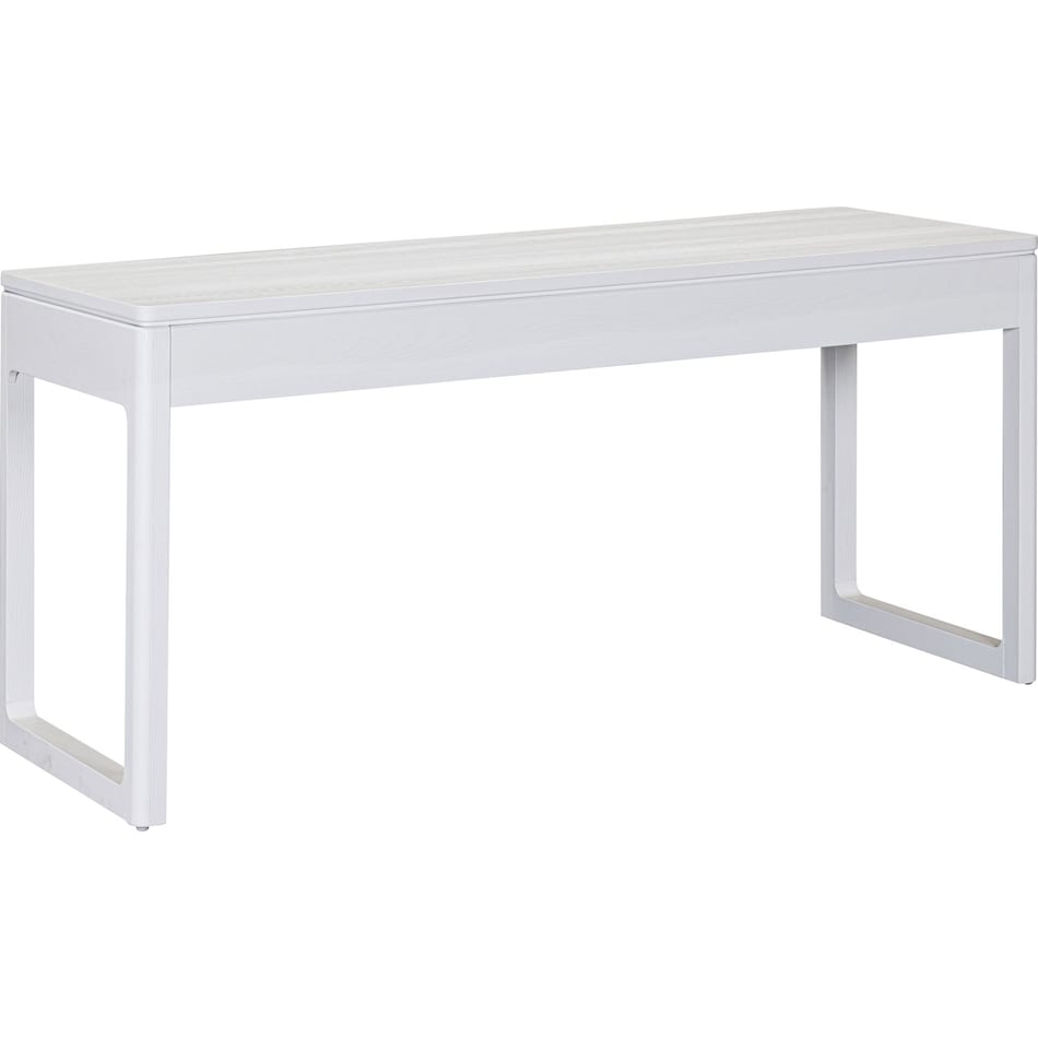 narah simply white desk   