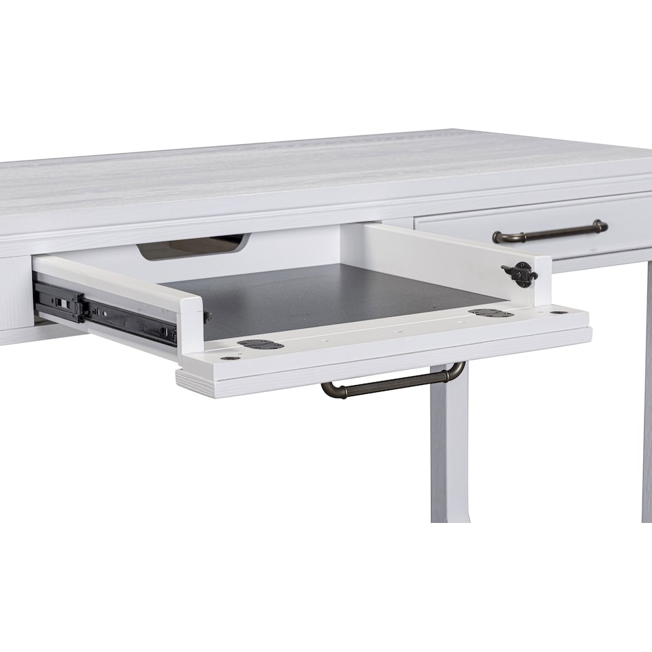 narah simply white desk   