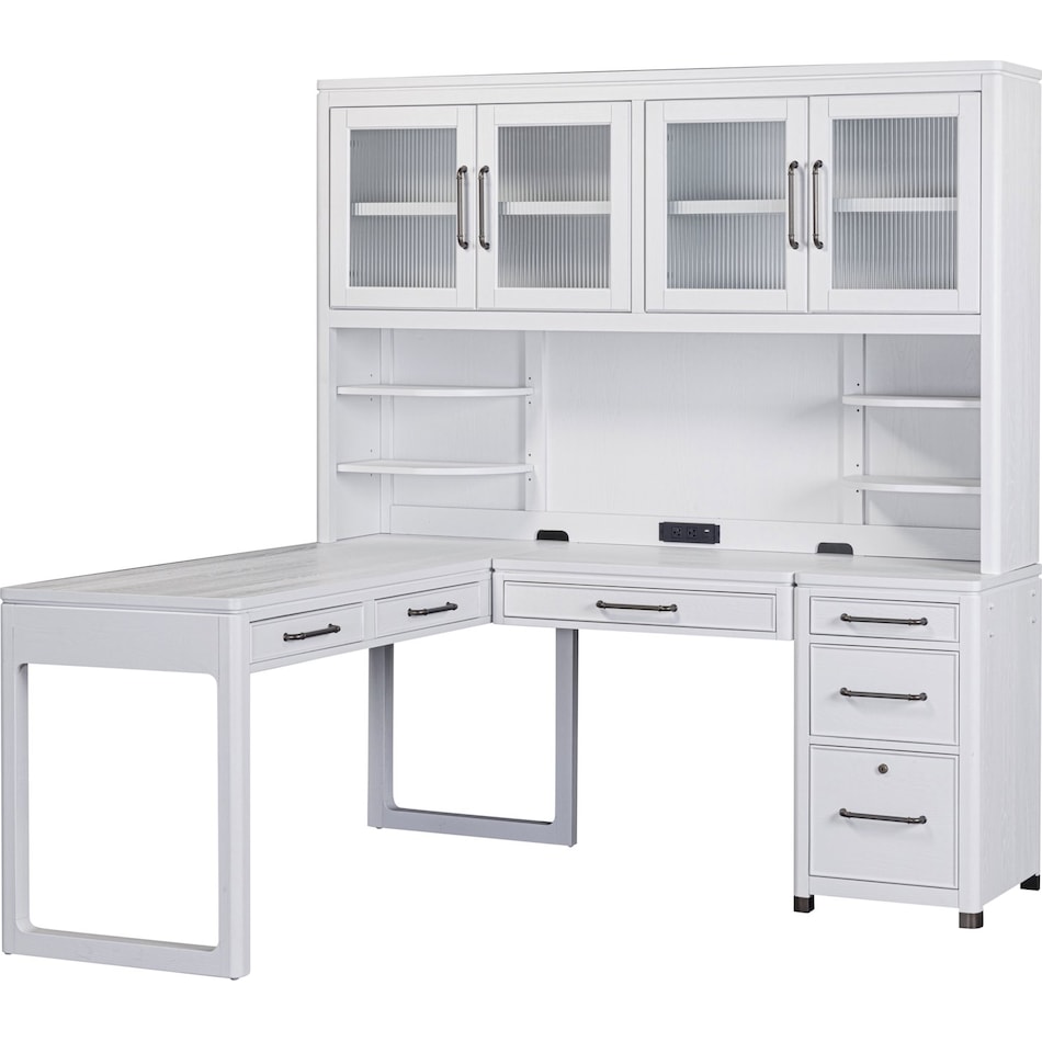 narah simply white desk   
