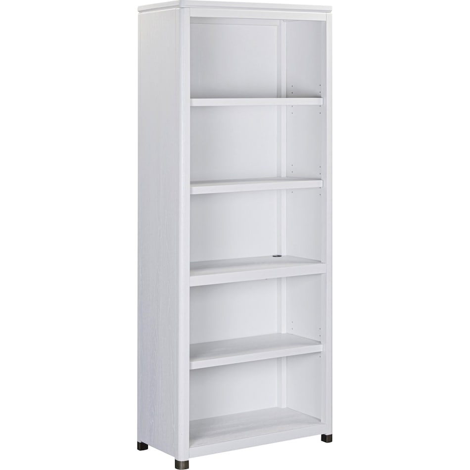 narah white bookcase   