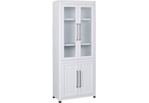 narah white bookcase   