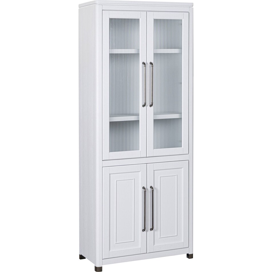 narah white bookcase   