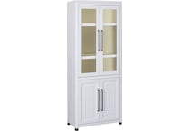 narah white bookcase   