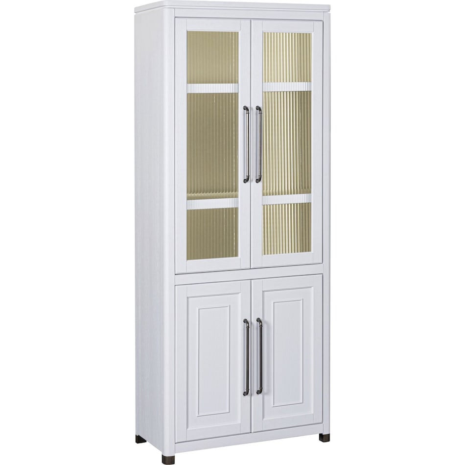 narah white bookcase   