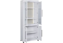 narah white bookcase   
