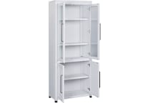 narah white bookcase   